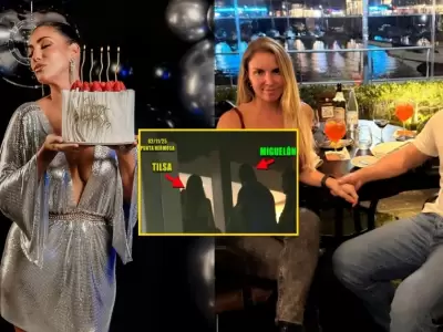 Tilsa Lozano celebr su cumpleaos el ltimo fin de semana con su ex 'Migueln'.