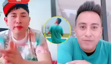 Christian Cueva sorprende al aparecer en batalla de TikTok junto a Gerald Oropeza.