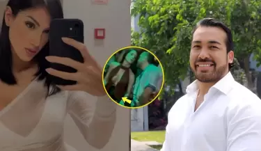 Andrea Cifuentes explota en vivo tras imgenes con lvaro Paz de la Barra y niega relacin.