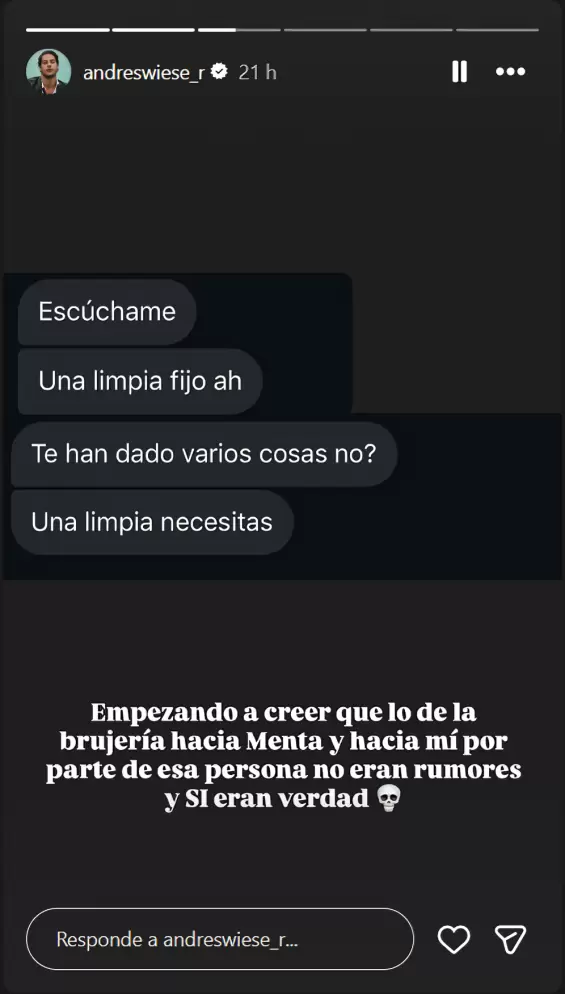 Andrés Wiesse sospecha de brujería.