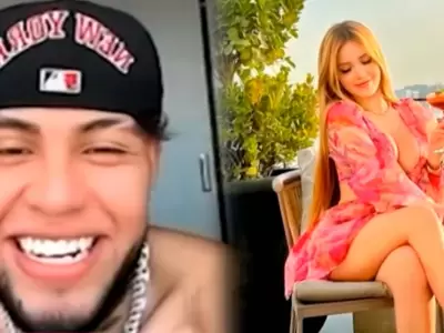 Neutro aparece en coqueteos con una mujer rubia en redes