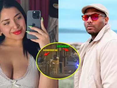 Roberto Guizasola y la 'Gordibuena' fueron captados en un mismo lugar