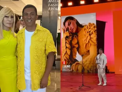 Jorge Luis Salinas hace historia en los Latin American Fashion Awards y rinde homenaje a Gamarra.