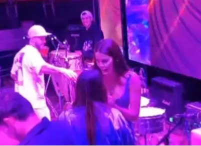 El famoso tio de Goodtime fue duramente crticado por su decicin de comenzar a grabar tiktoks en medio de una presentacin.