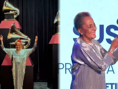 Susana Baca celebra su Premio a la Excelencia en los Latin Grammy 2025.