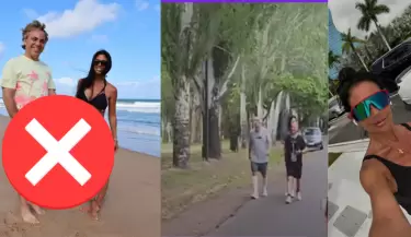 Cristian Castro fue captado junto a una joven a das de su reciente ruptura amorosa.