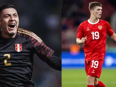 Seleccin Peruana enfrenta a Rusia en amistoso internacional en San Petersburgo.
