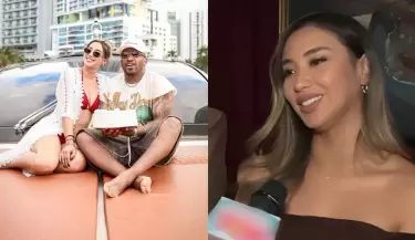 Xiomy Kanashiro sorprende al revelar detalles del regalo que le dio a Jefferson Farfn por su cumpleaos.