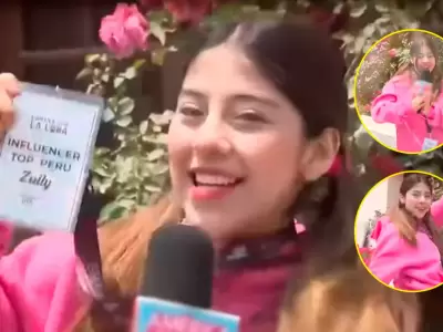 Zully baila y muestra su pase para "Camina con la Loba" en Lima.