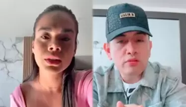 Gerald Oropeza invita a Jossmery Toledo a "tonear" y ella contesta que son la pareja del momento.