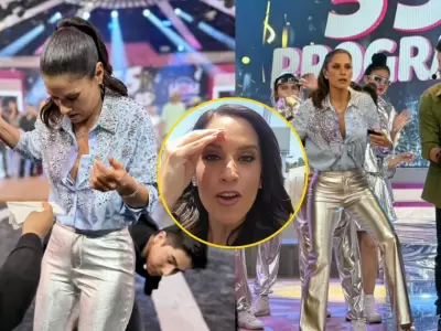 Mara Pa Copello impactada por viral en redes tras percance con su outfit para el concierto de Shakira.