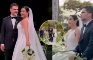Natalia Salas y Sergio Coloma celebran su boda religiosa en una emotiva ceremonia junto a su hijo