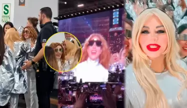 Susy Daz impacta al caminar junto a Shakira en su concierto en Lima.