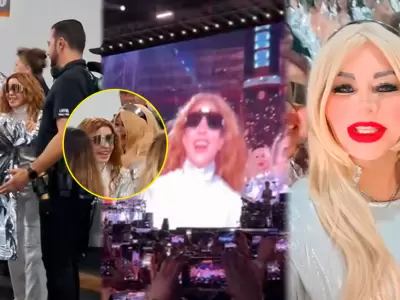 Susy Daz impacta al caminar junto a Shakira en su concierto en Lima.