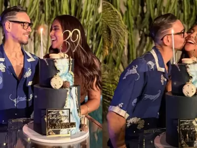 Melissa Paredes tira la casa por la ventana por cumpleaos de Anthony Aranda.
