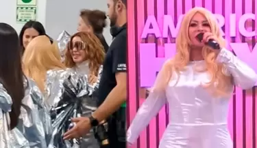 Susy Daz confiesa qu le dijo a Shakira cuando la abraz en el Estadio Nacional.