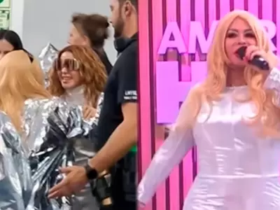 Susy Daz confiesa qu le dijo a Shakira cuando la abraz en el Estadio Nacional.