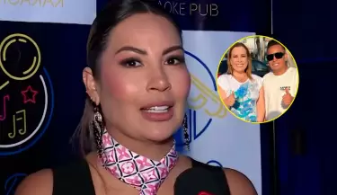 Pamela Lpez reacciona al anuncio poltico de Christian Cueva.