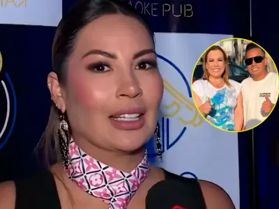 Pamela Lpez reacciona al anuncio poltico de Christian Cueva.