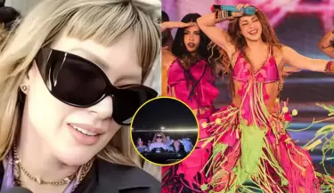Leslie Shaw arremete contra influencers que participaron en 'Camina con la loba' durante el show de Shakira.