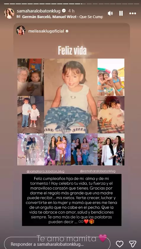 Historia Melissa Klug