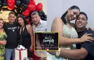 Pamela Franco sorprende a Cueva con mensaje y viaje a Ecuador por su cumpleaos: "Amor de mi vida"