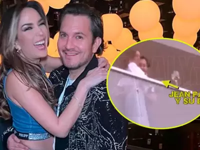 Pareja de Silvia Cornejo, Jean Paul Gabuteau, es ampayado con su ex