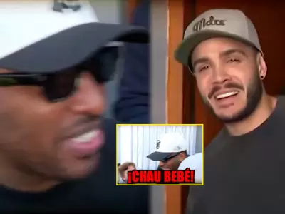 Jefferson Farfn sorprende a Mario Irivarren durante entrevista.