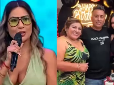 Pamela Lpez sobre cumpleaos de Christian Cueva