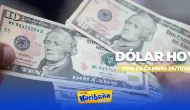 Precio del dlar hoy, 26 de noviembre.