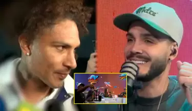 Paolo Guerrero reacciona incmodo tras escuchar de invitacin al podcast de Mario Irivarren.
