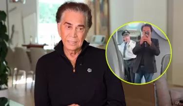 Jos Luis Rodrguez 'El Puma' tras ser expulsado de un avin