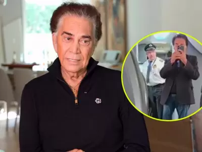 Jos Luis Rodrguez 'El Puma' tras ser expulsado de un avin