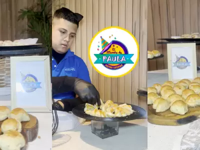 El Mundo de Paula ofreci catering en la preventa de Corporacin Universal.