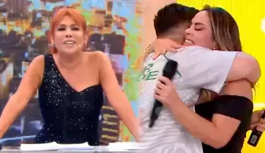 Magaly se burla de Ethel Pozo por llorar por su productor.