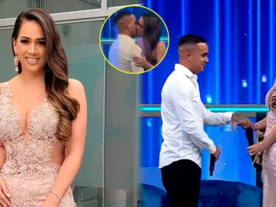 Se viralizan imgenes del supuesto beso entre Melissa Klug y Jess Barco en "Esta Noche".