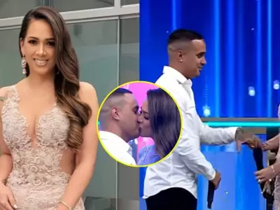 Melissa Klug sorprende y reconcilia con Jess Barco en programa de televisin.