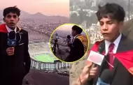 Joven de 15 aos se viraliz tras trasmitir final de la Copa Libertadores desde un cerro: "Mi sueo es ser narrador"