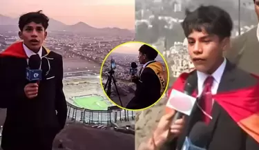 Cliver Huamn, el joven narrador peruano que conquist la final de la Libertadores desde un cerro.