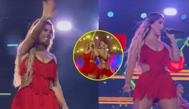 Yahaira Plasencia sorprende en Chile al presentarse como invitada de Corazn Serrano.
