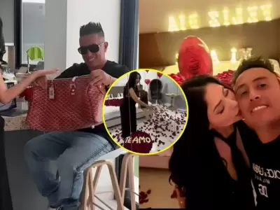 Pamela Franco y Christian Cueva celebran su reconciliacin con un tierno gesto por el cumpleaos del futbolista.