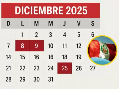 Feriados en diciembre 2025.