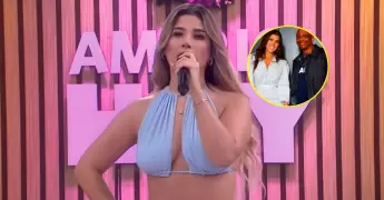 Yahaira Plasencia pas roche en aeropuerto por Jefferson Farfn.