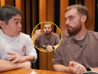 Ibai Llanos queda fascinado con el ceviche de Maido durante su primera visita al Per.