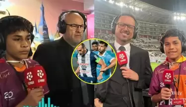 Pol Deportes cumpli su sueo y narr el Sporting Cristal vs Alianza por la Liga 1.