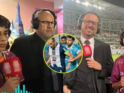 Pol Deportes cumpli su sueo y narr el Sporting Cristal vs Alianza Lima por la Liga 1.