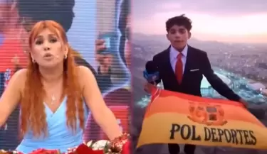 Magaly Medina destaca esfuerzo de Pol Deportes y pide beca para l.