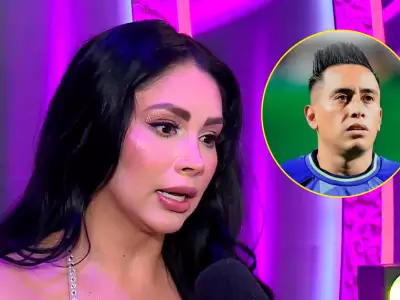 Pamela Franco contesta si Christian Cueva dej el ftbol por acompaarla en sus shows.