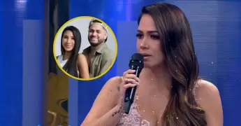 Pamela Franco contesta si Christian Cueva dej el ftbol por acompaarla en sus shows.