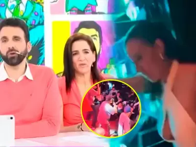 Rodrigo Gonzlez sobre Samahara Lobatn en concierto de Bryan Torres